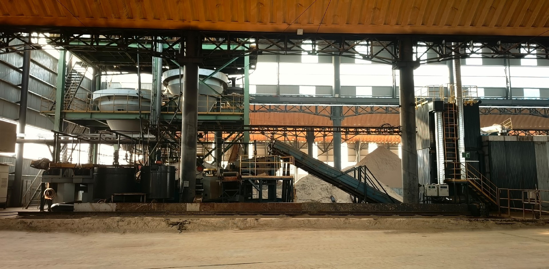 洗砂、烘砂生產(chǎn)線